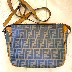 Authentic FENDI Zucca Crossbody Bag